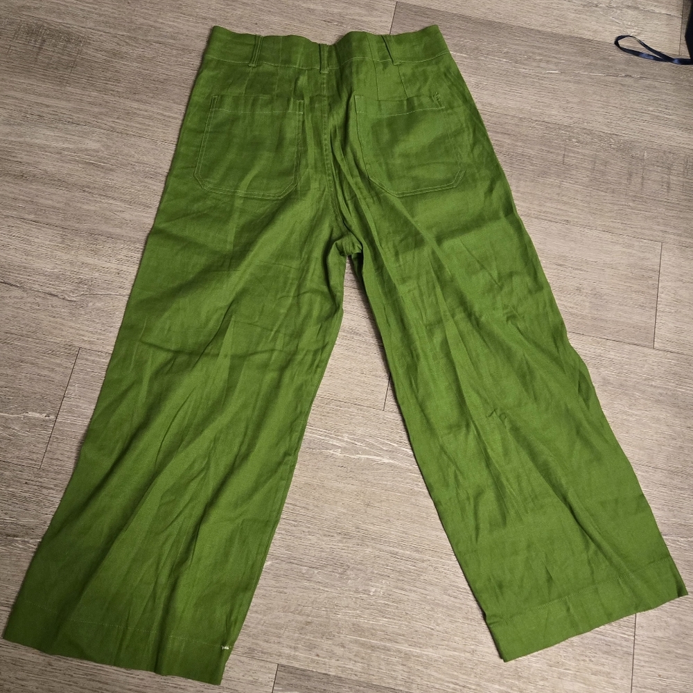 Maeve Elegant Green Women's Pants - Picture 9 of 9